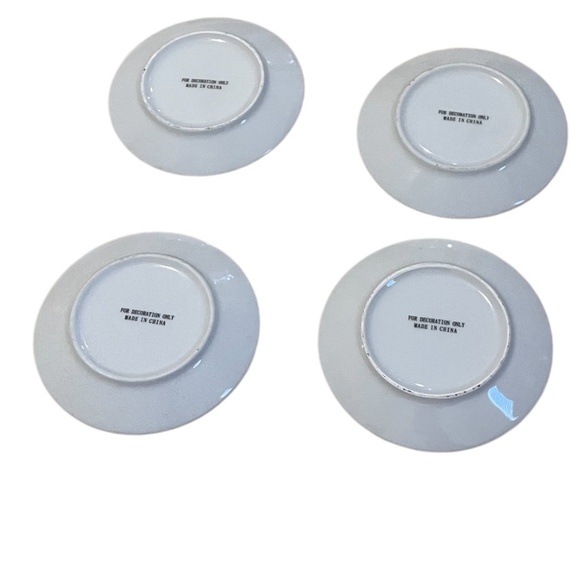 Bible Verses Inspirational Plates Ceramic Set of 4 Christian Scriptures - Picture 3 of 9